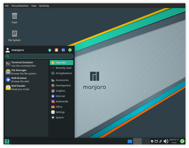 manjaro-xfce